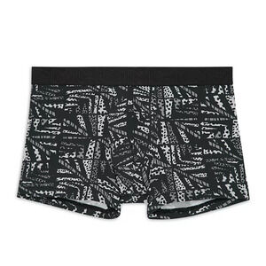 Hom Men Solli Stretch Boxer Briefs Black Print Size M